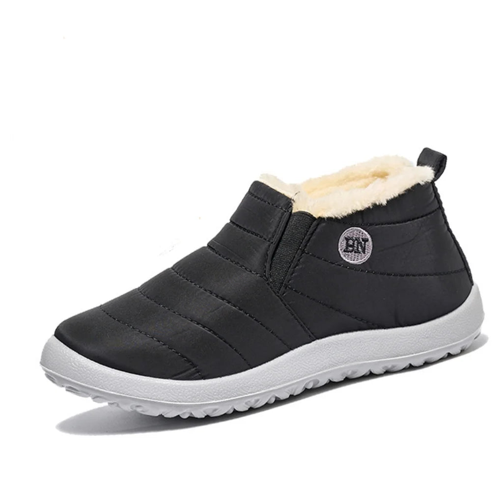 Waterproof Warm Snow Boots - Black